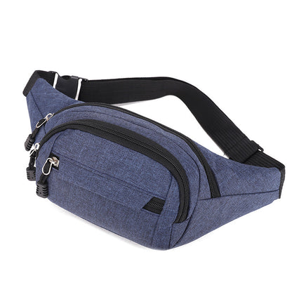 Waterproof Oxford fabric crossbody bag on the chest