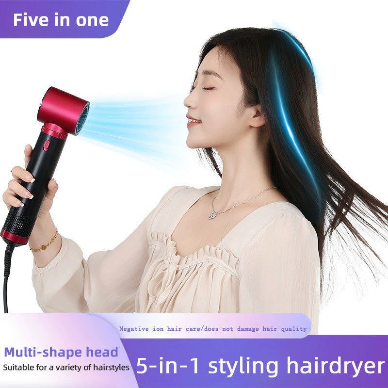 Multi-functional hot air hair curler