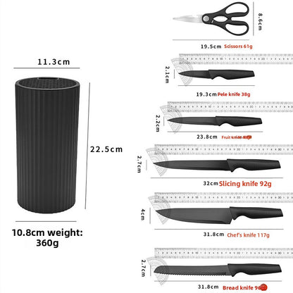 Kitchen household knife set of seven