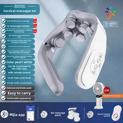 Multifunctional Cervical Massager with Heat and Voice Control