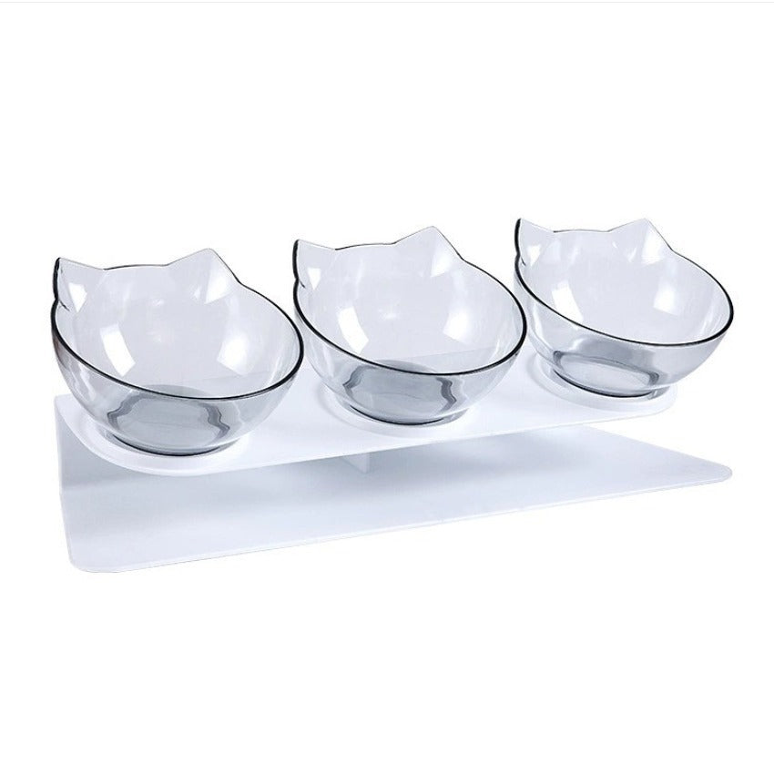 15-Degree Slope Pet Feeding Bowl Set