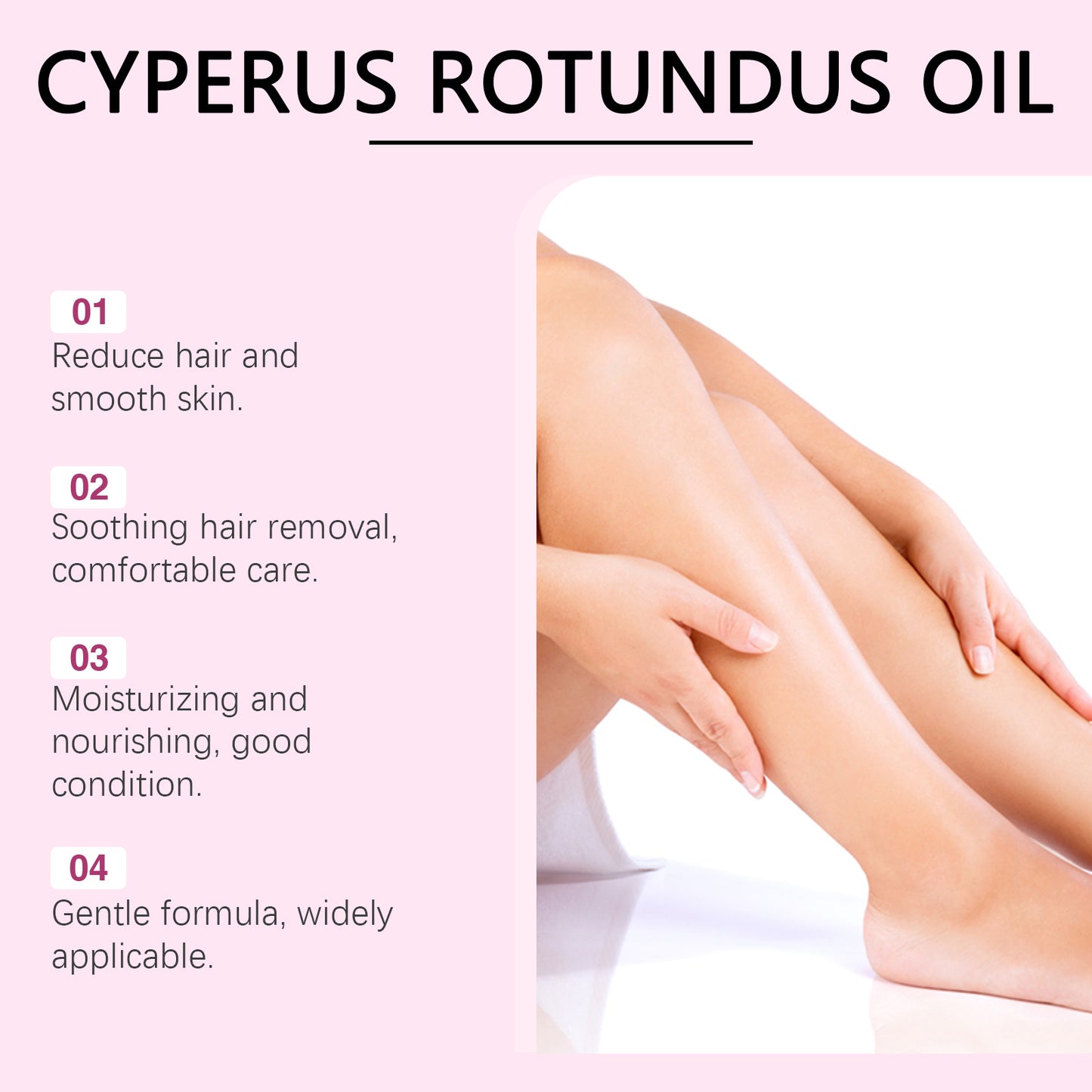 Hair removal care essential oil
