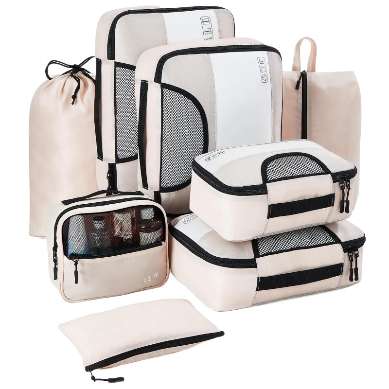 8-piece travel storage bag set