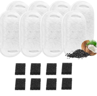 2.2L Stainless Steel Pet Water Fountain for Cats and Dogs