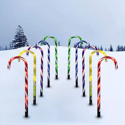 Sleep Bluetooth Cane Christmas Lights for Garden Decoration