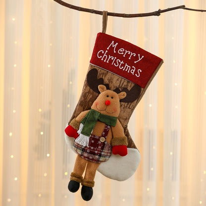 Christmas Gift Sock Hanging Bag