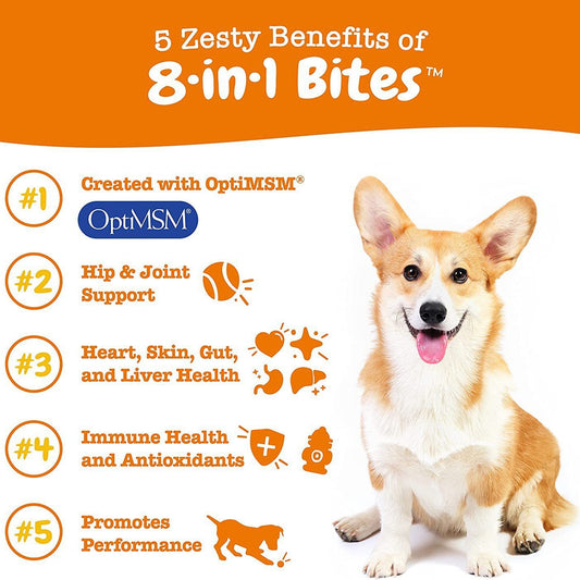 Multifunctional nutritional health supplement for dogs