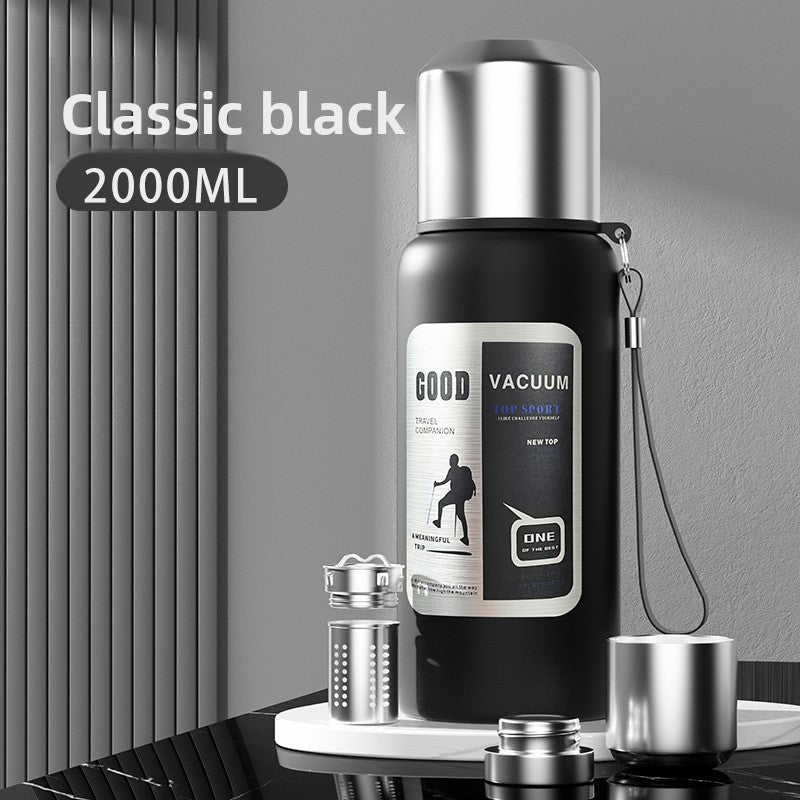 Vacuum Insulated Thermos with Tea Strainer