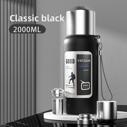 Vacuum Insulated Thermos with Tea Strainer