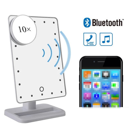 Bluetooth Audio Makeup Mirror