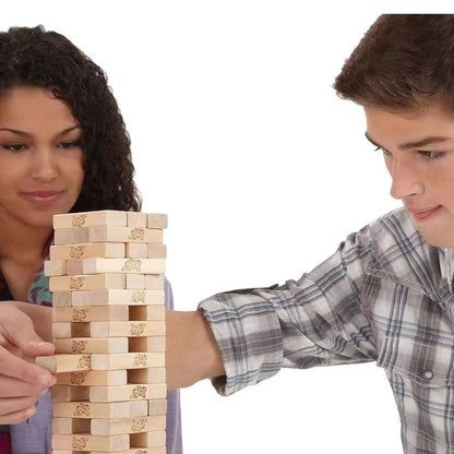 wooden stacking game