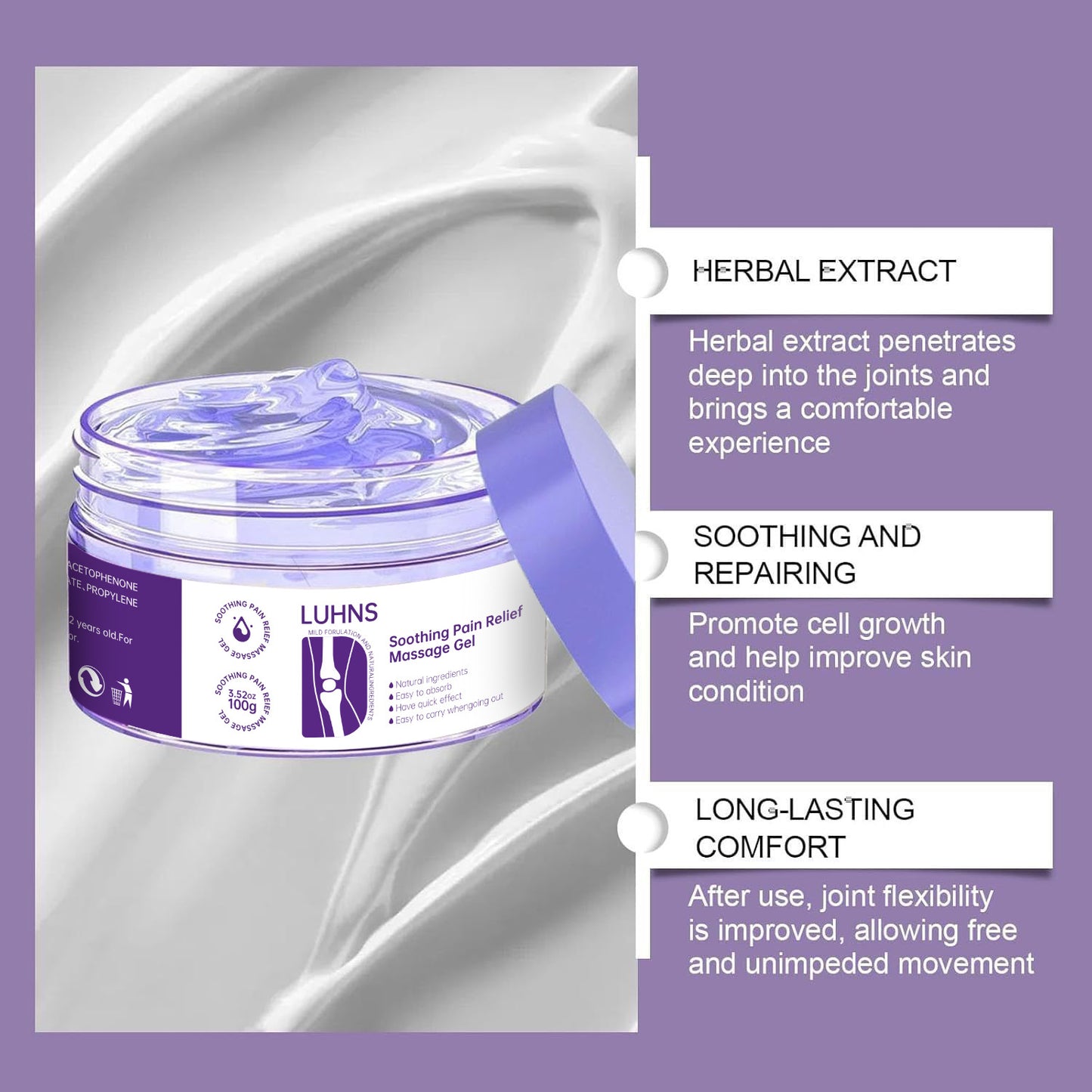 Body massage gel