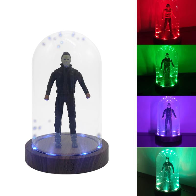【Faddishdeal】Horror Movie Collection Lamp, Home Decoration Table Lamp, Holiday Ambience Desktop Ornament, Halloween Unique Gift and Decoration.