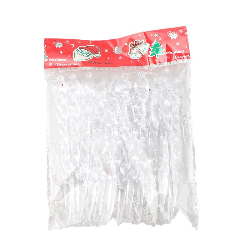 Transparent Ice Christmas Tree Pendants