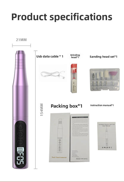 Portable Electric Nail Polishing Machine