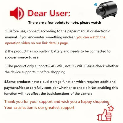 Indoor Security Camera Wireless Anti-Theft Video Recording APP 720P Support Memory Card IP Camera USB Voice X5 Camera