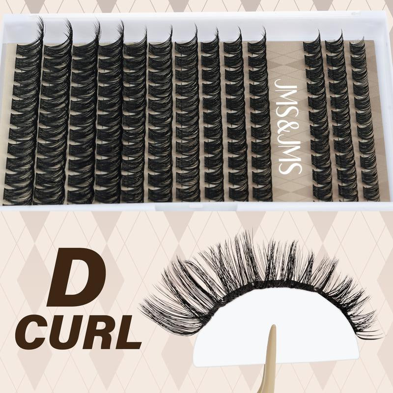 JMS&JMS Miss Bella Kit L 8-18Mm Volume D-Curl Eyelash Cluster DIY Summer Lash Extensions at Home Makeup Cosmetic Cat Eye #Tiktokshopbacktoschool