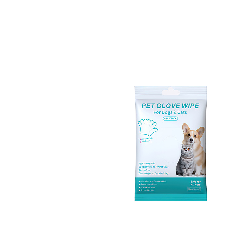 Pet bathing and cleaning gloves