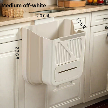 No-drill kitchen trash can