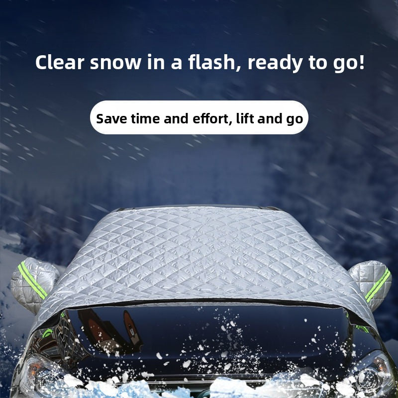 car snow cover
