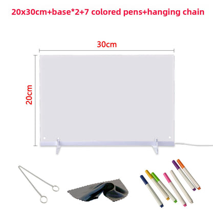Fluorescent board display sign
