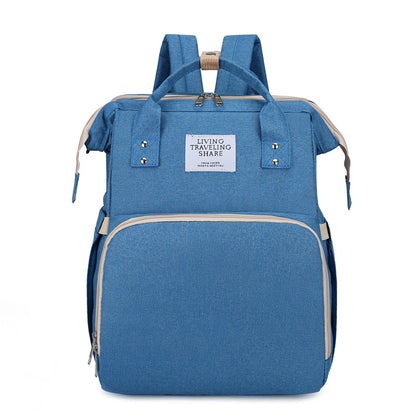Multifunctional Folding Diaper Backpack