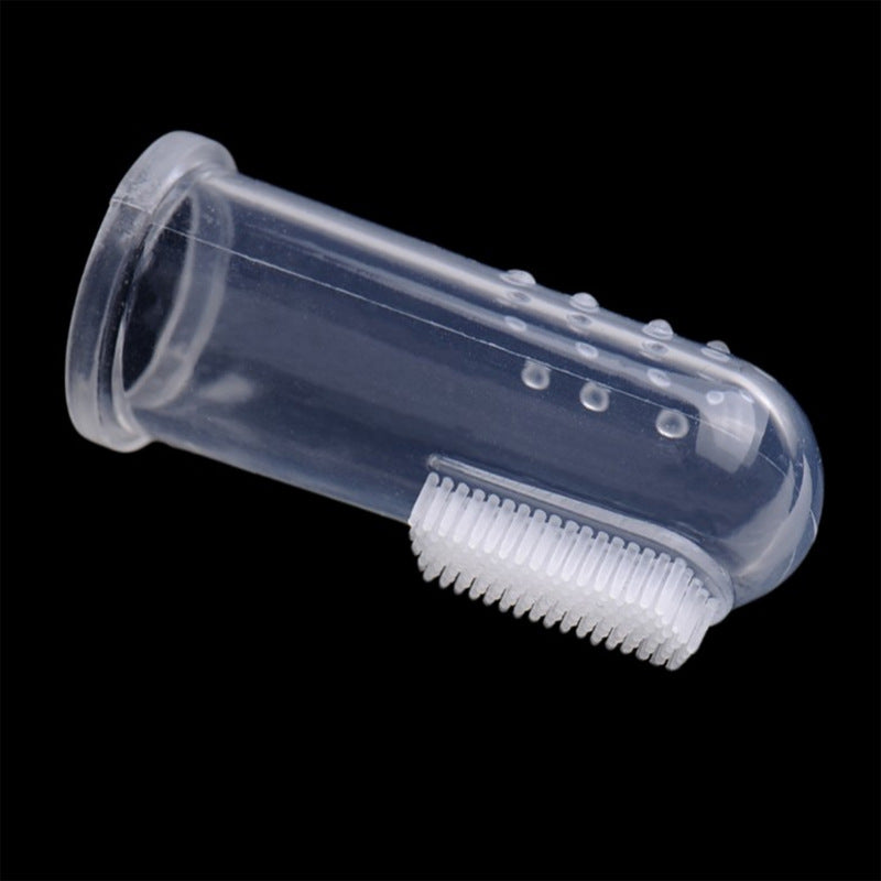 Pet finger toothbrush