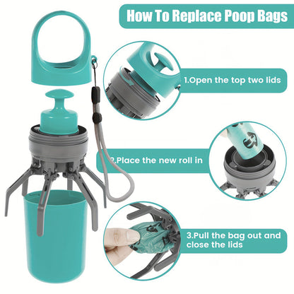 Portable pet poop picker