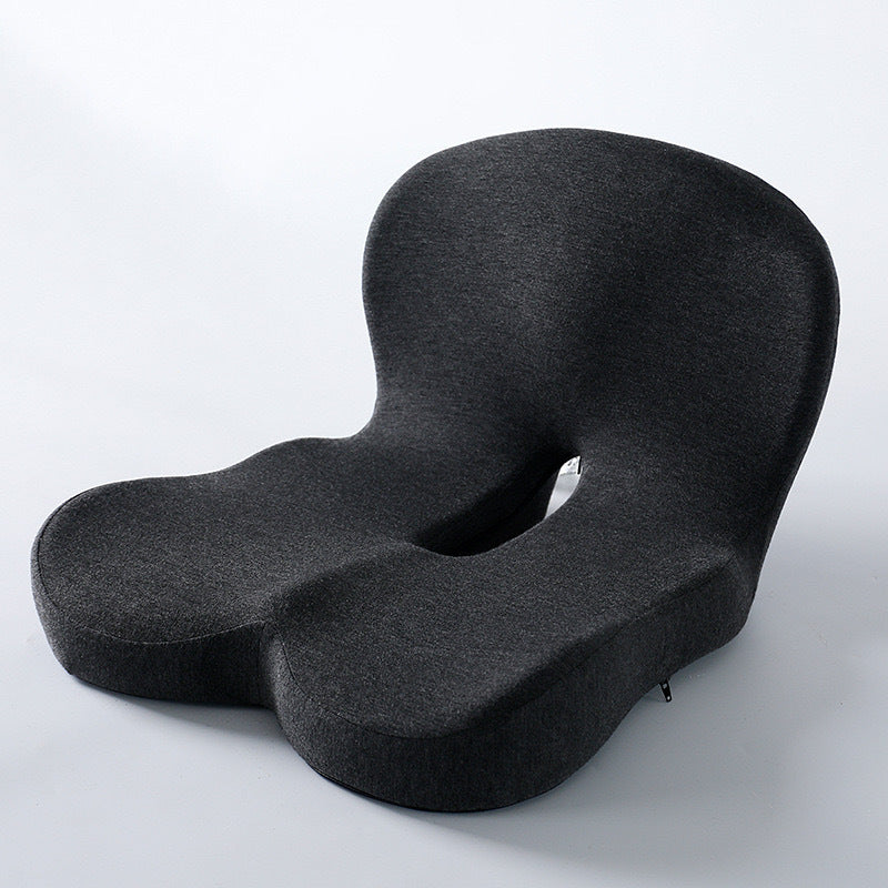 Memory foam one-piece seat cushion