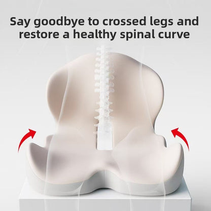 Tail vertebra decompression chair cushion backrest