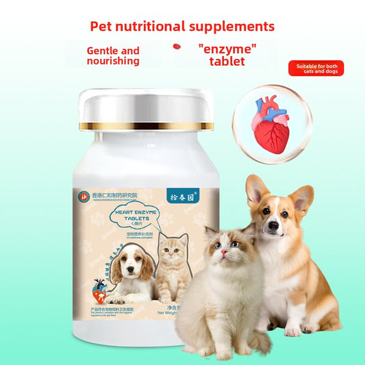 Pet enzyme tablets, a supplement for cats and dogs