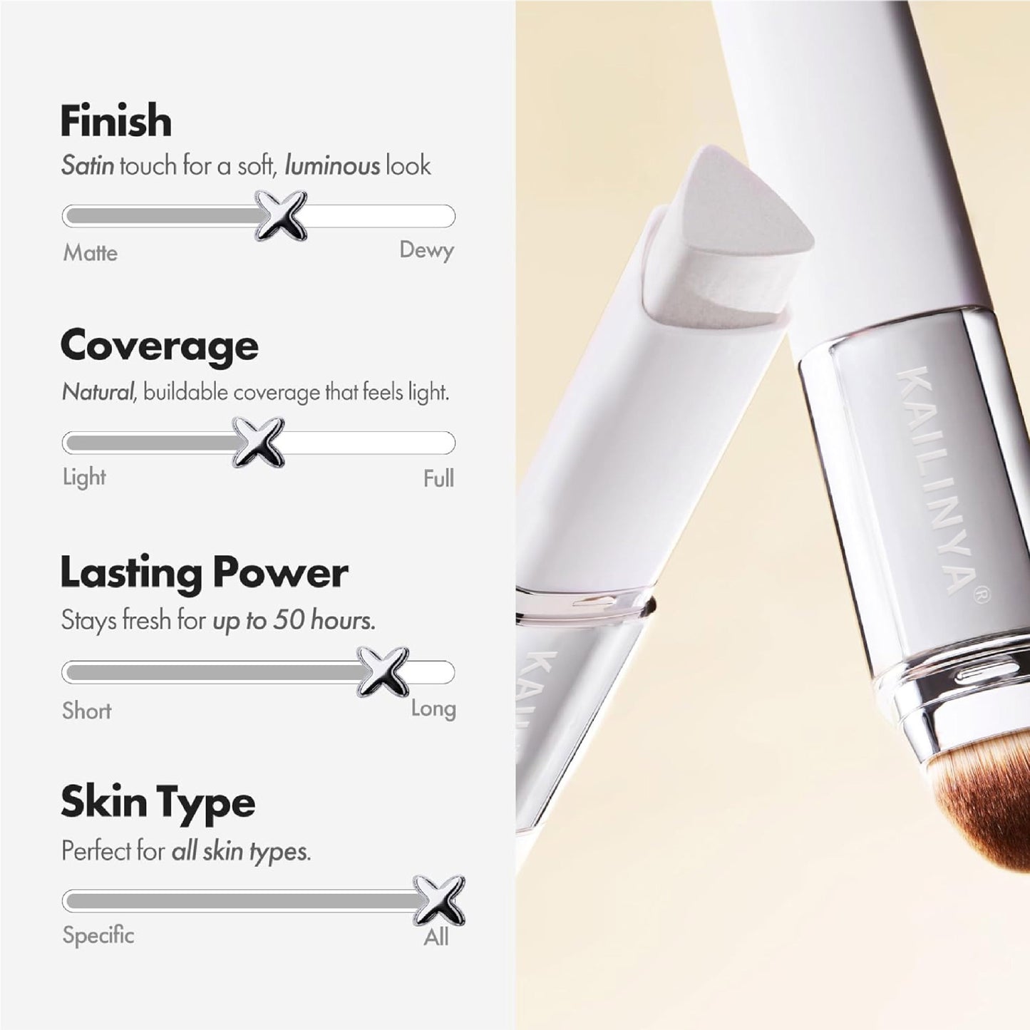 Double-Ended Color Changing Foundation Stick