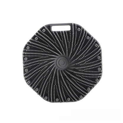 Silicone Hexagonal Bath Brush with Hanging Hook