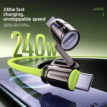 240W Four-in-One Fast Charging Cable for Phones