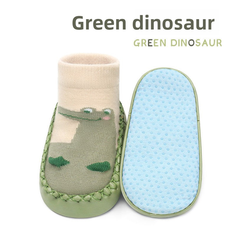 Baby Non-Slip Leather Bottom Ankle Socks