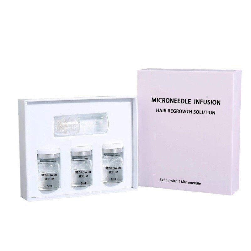 Hair Growth Microneedle Essence for Regrowth and Anti-Hair Loss