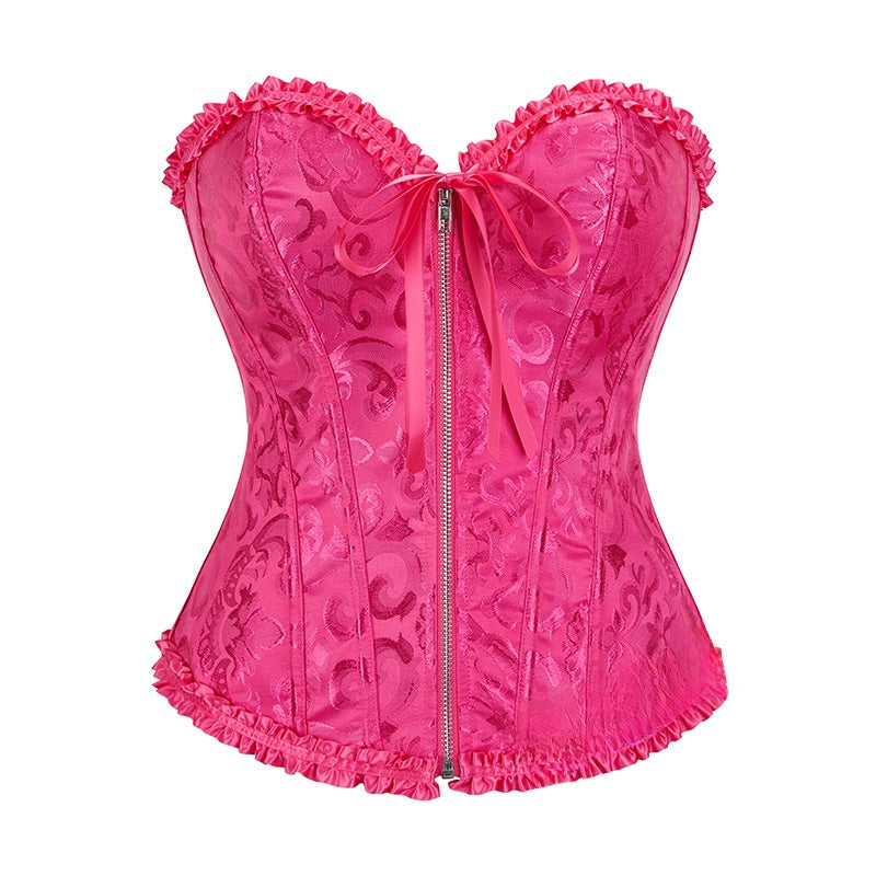 Zipper shaping garment