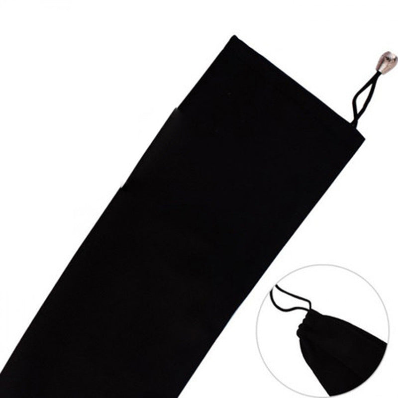 black beveled storage bag
