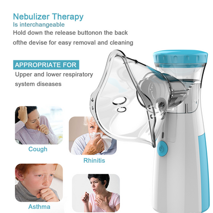 Portable humidifier nebulizer