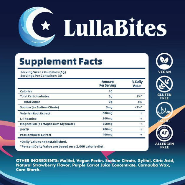 Melatonin Gummies for Natural Sleep Support 60 Capsules
