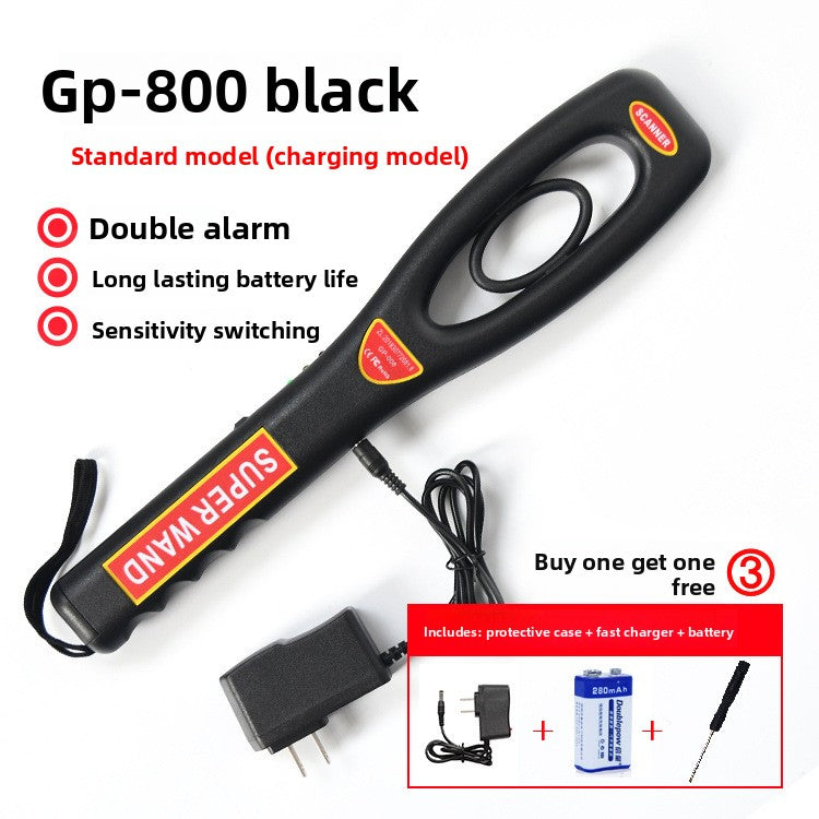 Handheld High Precision Metal Detector with Sound/Light Alarm