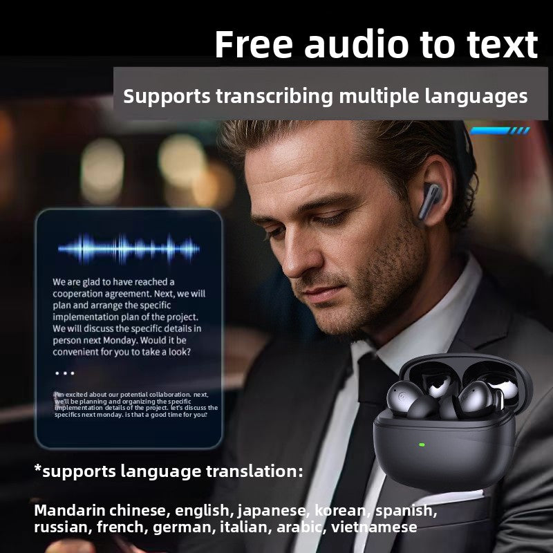 Wireless Translation Intelligent Bluetooth Earphones