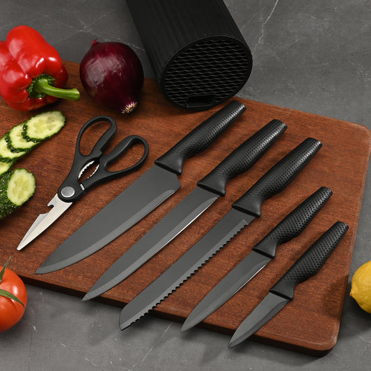 Kitchen household knife set of seven
