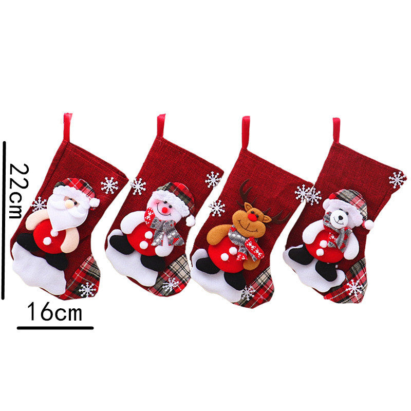 Christmas Gift Sock Hanging Bag