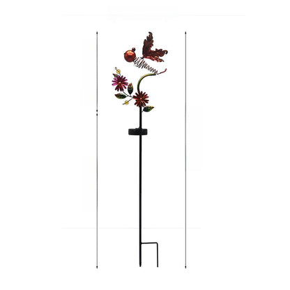 Solar Panel Iron Art Lawn Lamp