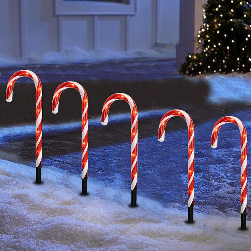 Sleep Bluetooth Cane Christmas Lights for Garden Decoration