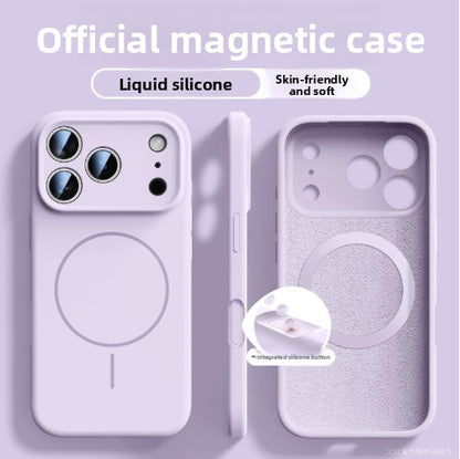 Magnetic Liquid Silicone Phone Case