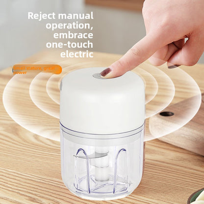 Electric garlic crusher