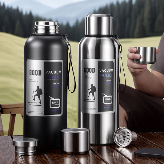 Vacuum Insulated Thermos with Tea Strainer