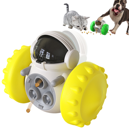 Cat balance car food dispenser